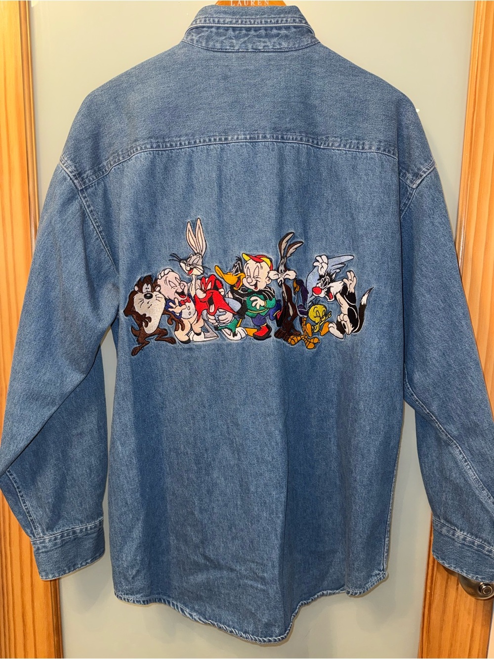 ACME Denim Shirt Jacket in Light Blue